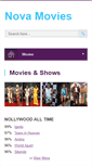 Mobile Screenshot of novamovies.com